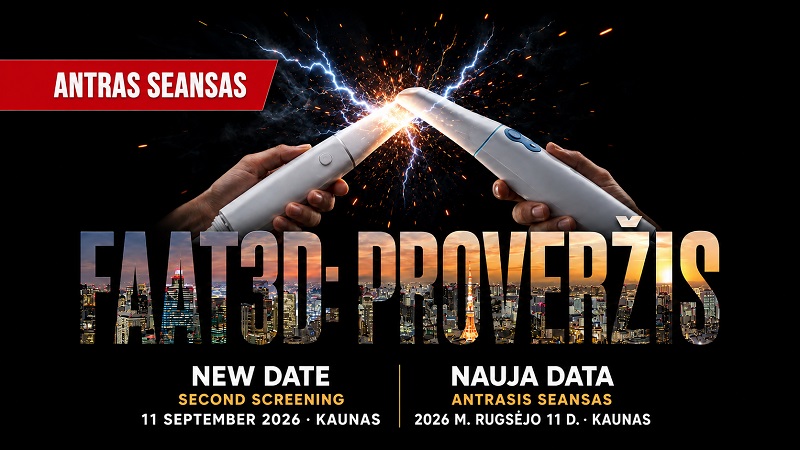 FAAT3D: PROVERŽIS antrasis seansas 2026